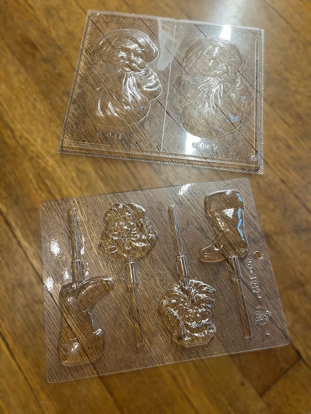 Christmas Chocolate Candy Molds - Santa, Reindeer, Stocking & Trees
